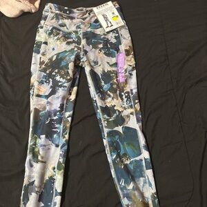RBX Multicolor Abstract Kids Leggings
